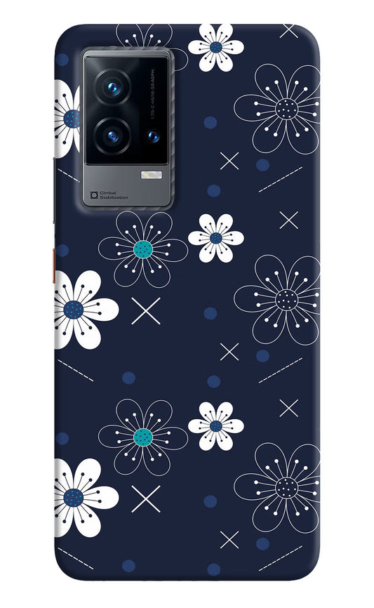 Flowers iQOO 9 5G Hard Case Back Cover by Casekaro