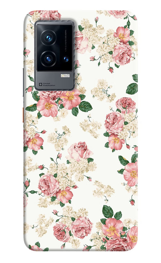 Flowers iQOO 9 5G Hard Case Back Cover by Casekaro