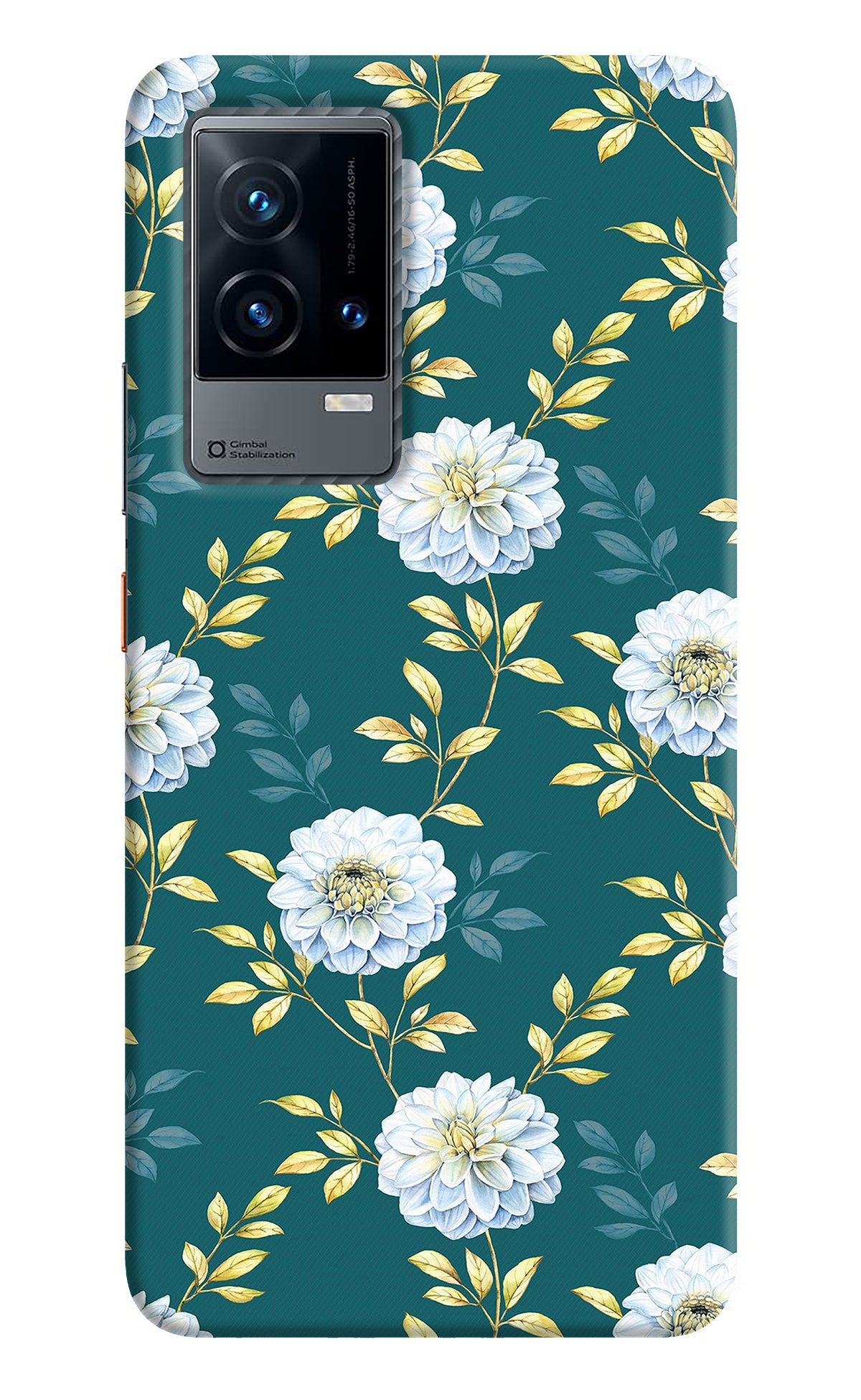 Flowers iQOO 9 5G Back Cover