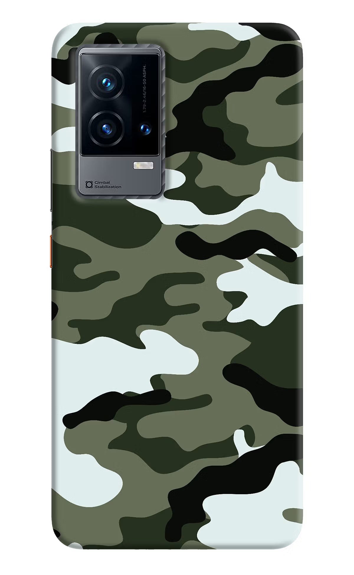 Camouflage iQOO 9 5G Hard Case Back Cover by Casekaro