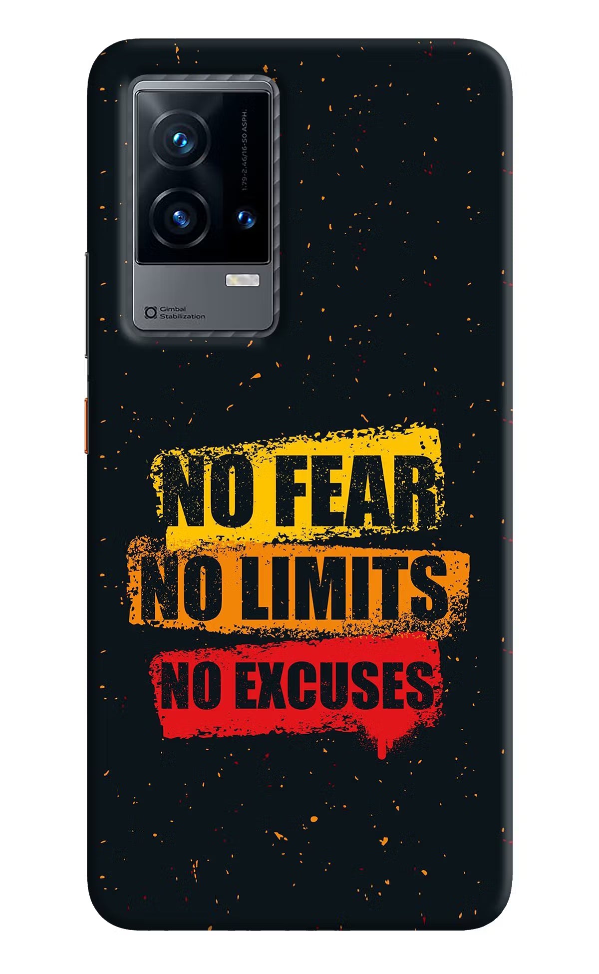 No Fear No Limits No Excuse iQOO 9 5G Hard Case Back Cover by Casekaro