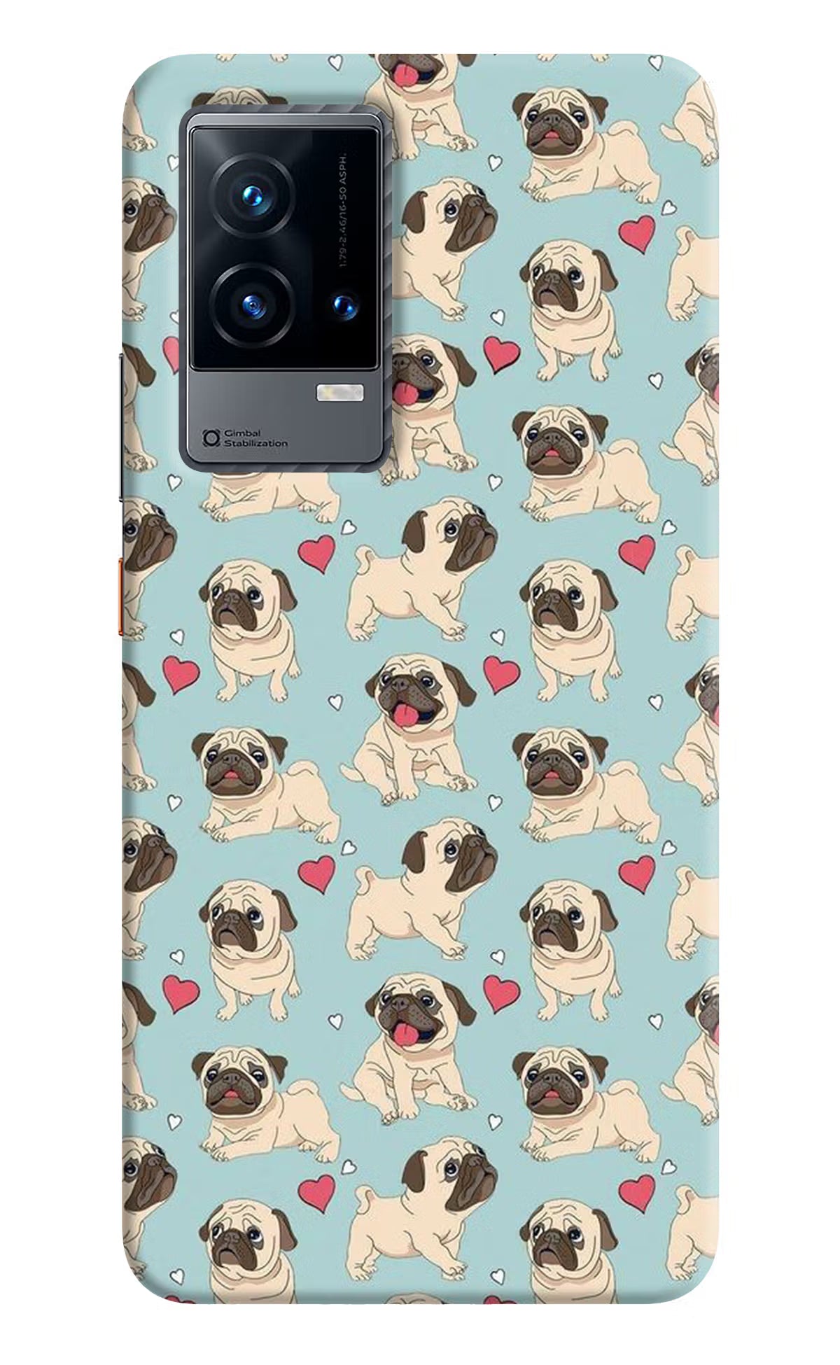 Pug Dog iQOO 9 5G Hard Case Back Cover by Casekaro