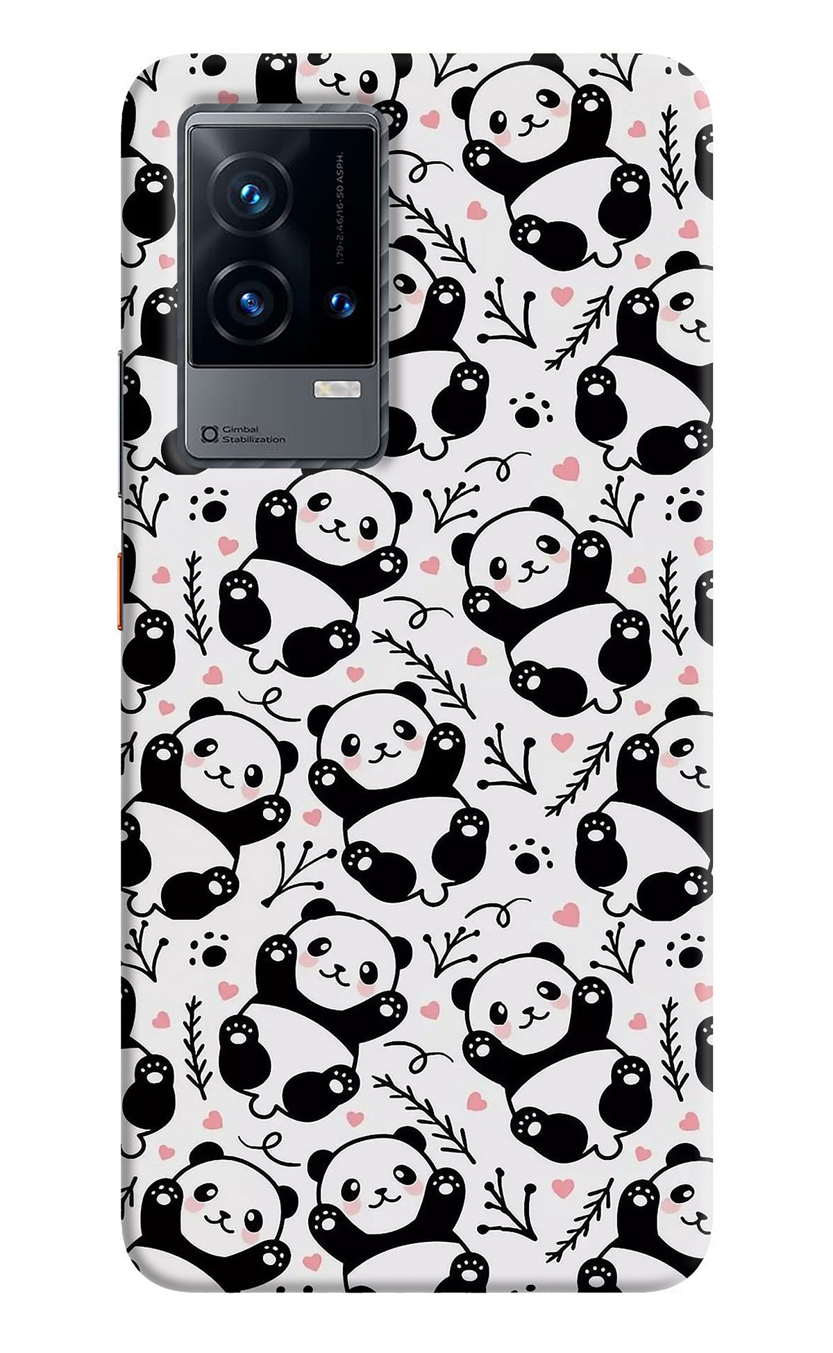 Cute Panda iQOO 9 5G Back Cover