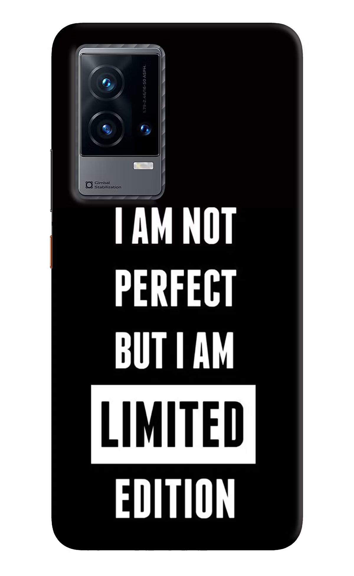 I Am Not Perfect But I Am Limited Edition iQOO 9 5G Hard Case Back Cover by Casekaro