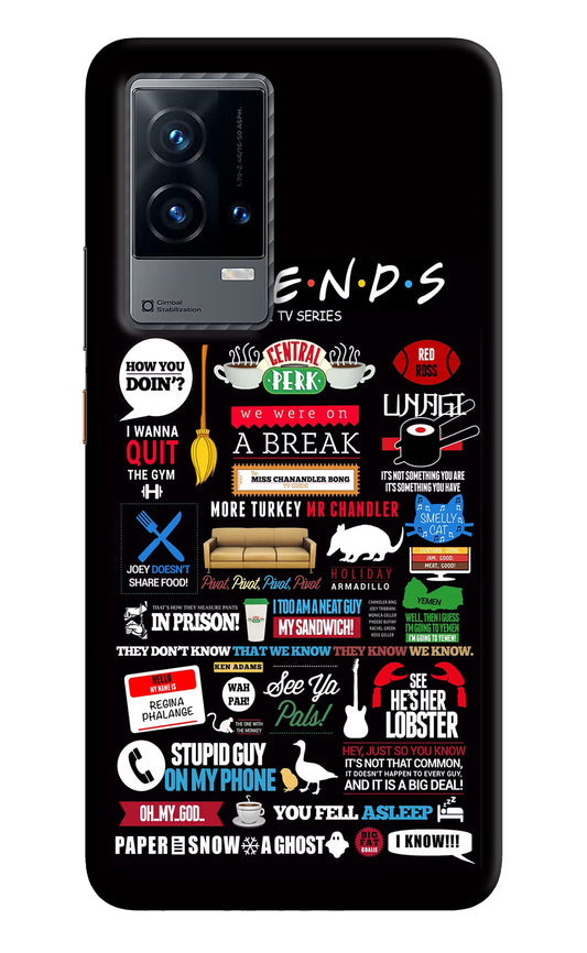 FRIENDS iQOO 9 5G Hard Case Back Cover by Casekaro