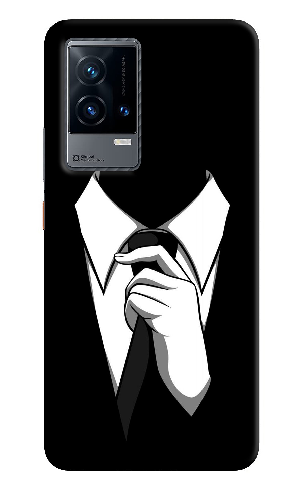 Black Tie iQOO 9 5G Back Cover