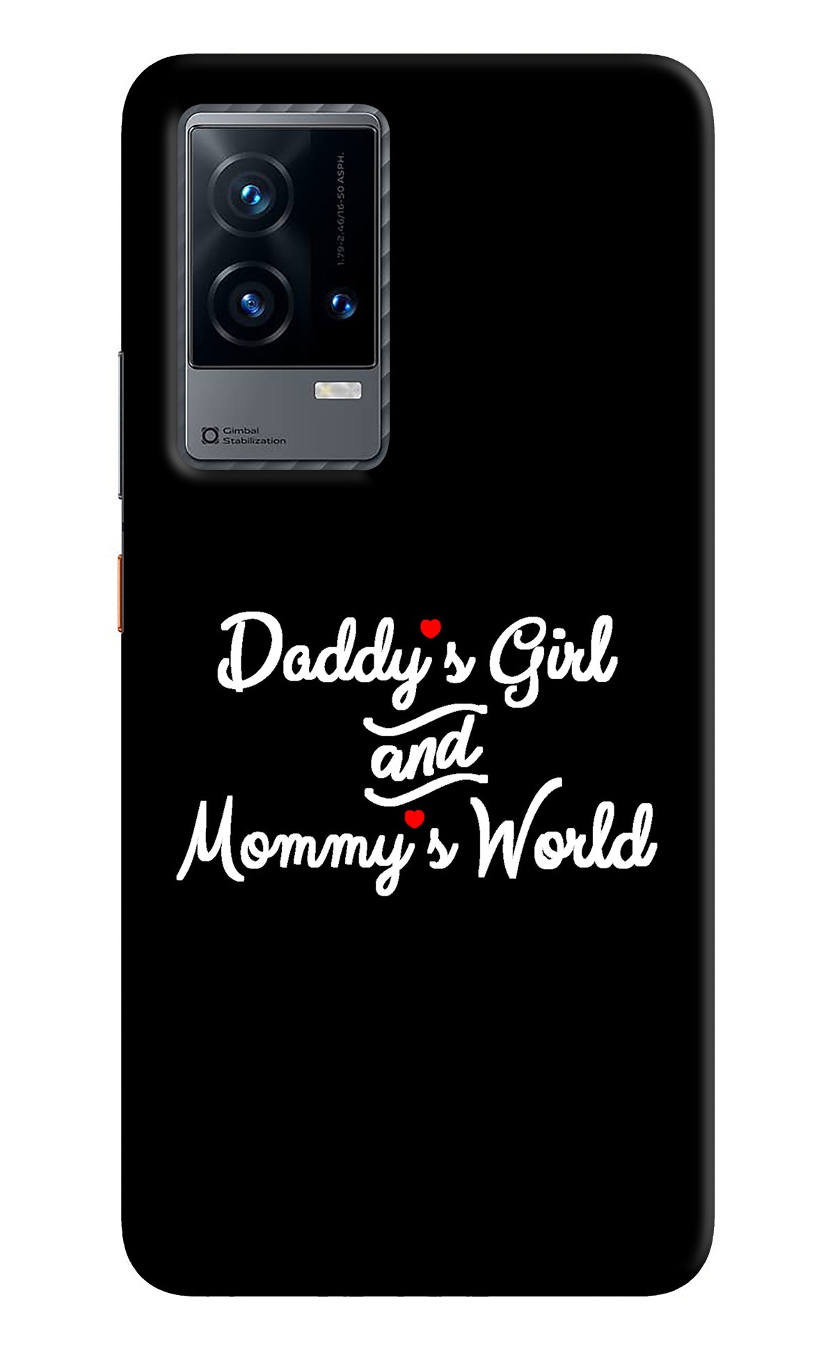 Daddy's Girl and Mommy's World iQOO 9 5G Back Cover