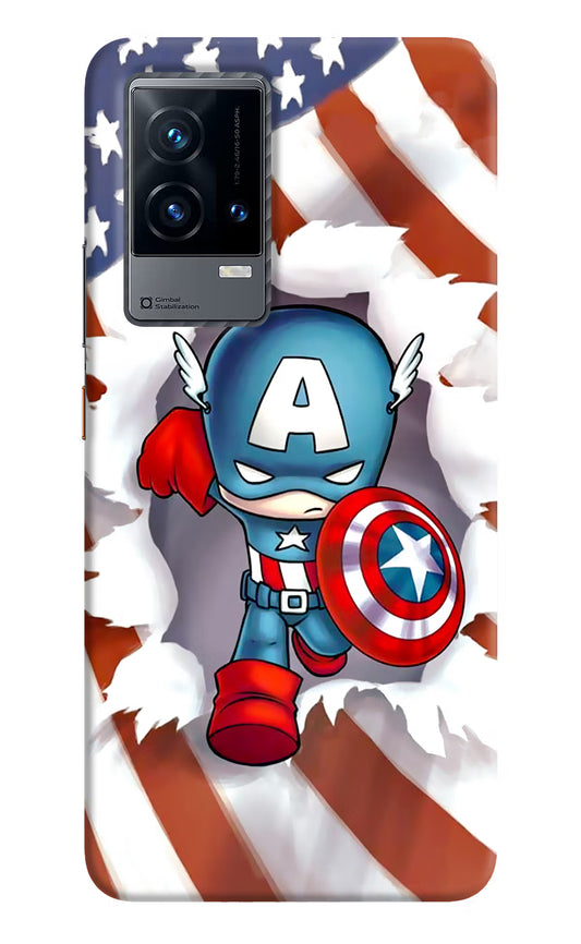 Captain America iQOO 9 5G Hard Case Back Cover by Casekaro