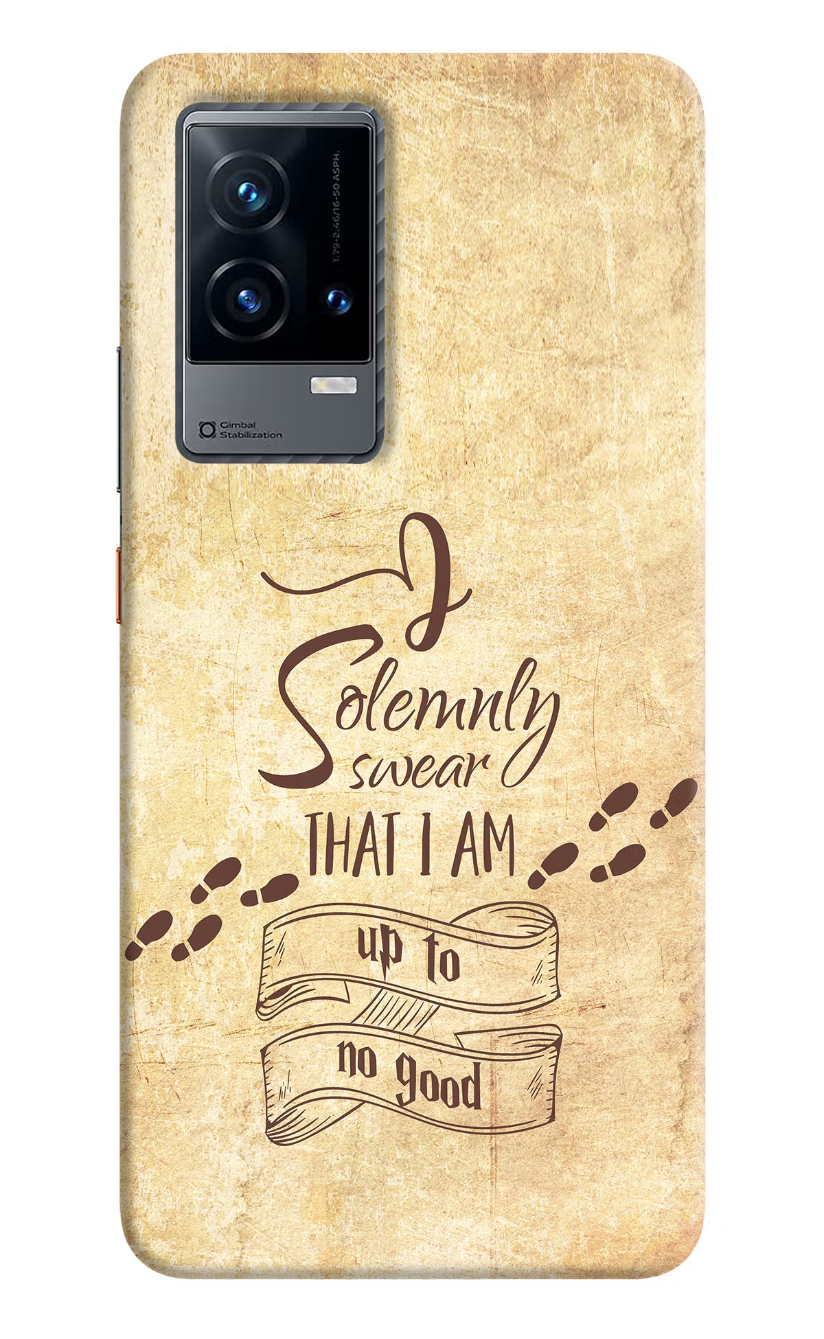 I Solemnly swear that i up to no good iQOO 9 5G Hard Case Back Cover by Casekaro