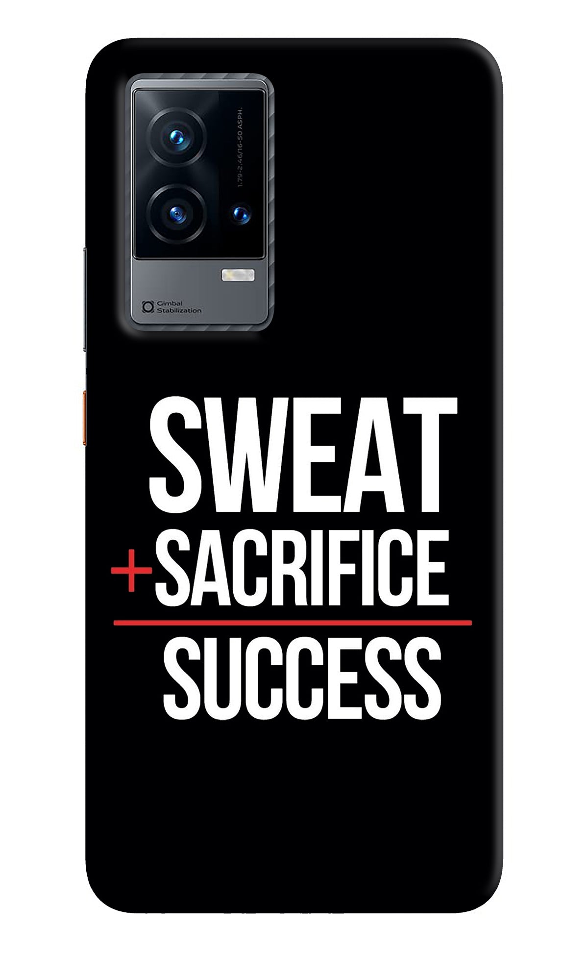 Sweat Sacrifice Success iQOO 9 5G Back Cover