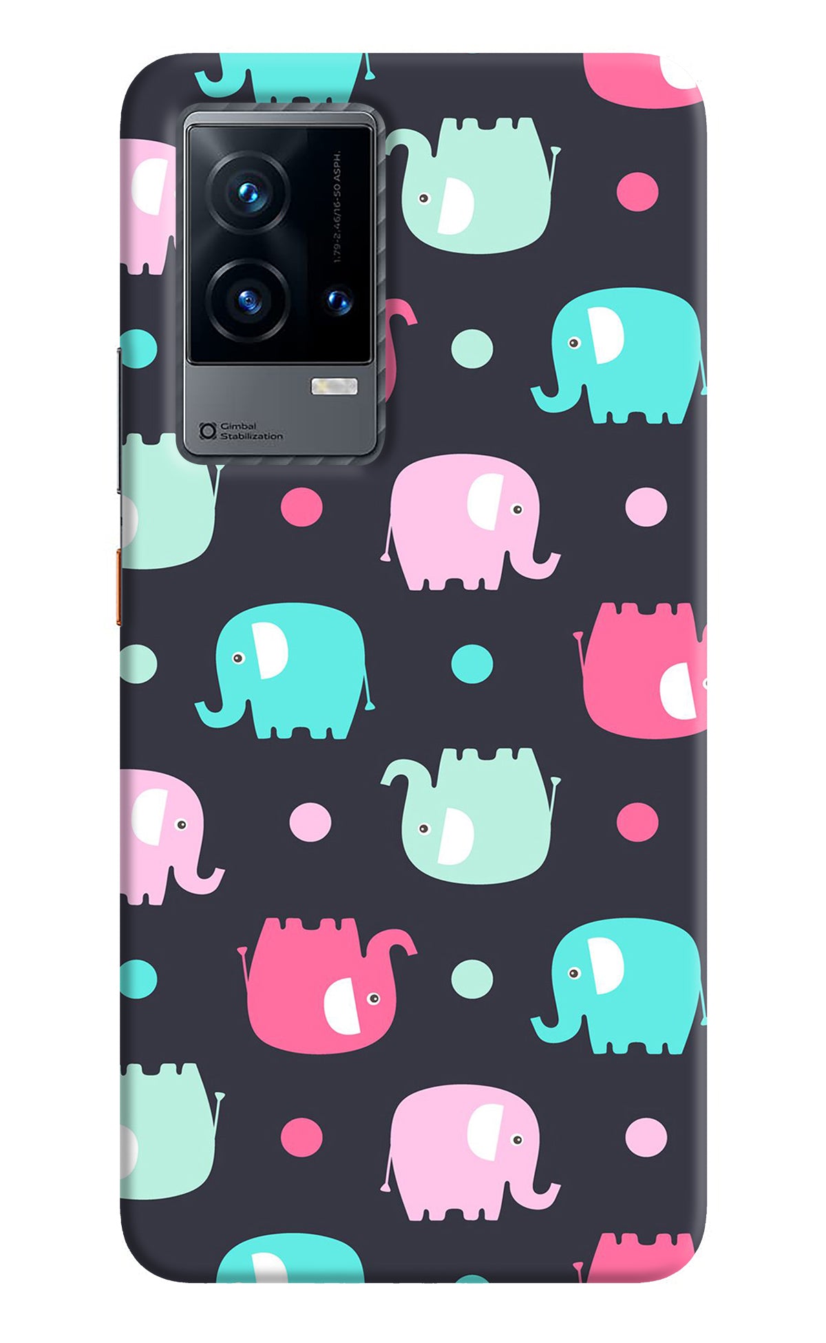 Elephants iQOO 9 5G Back Cover