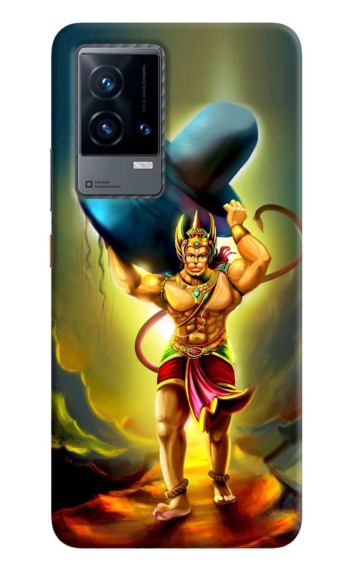 Lord Hanuman iQOO 9 5G Back Cover