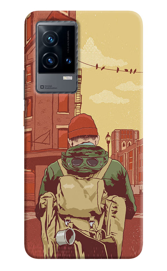Adventurous iQOO 9 5G Hard Case Back Cover by Casekaro