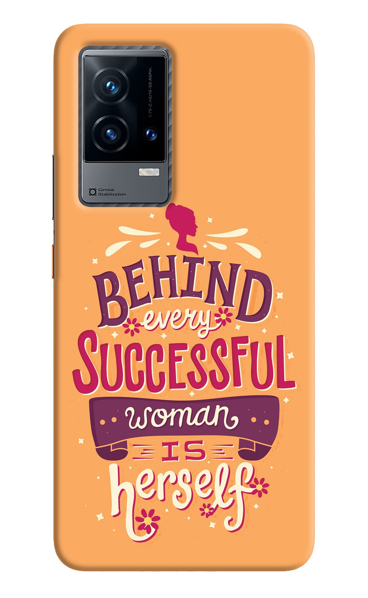 Behind Every Successful Woman There Is Herself iQOO 9 5G Back Cover