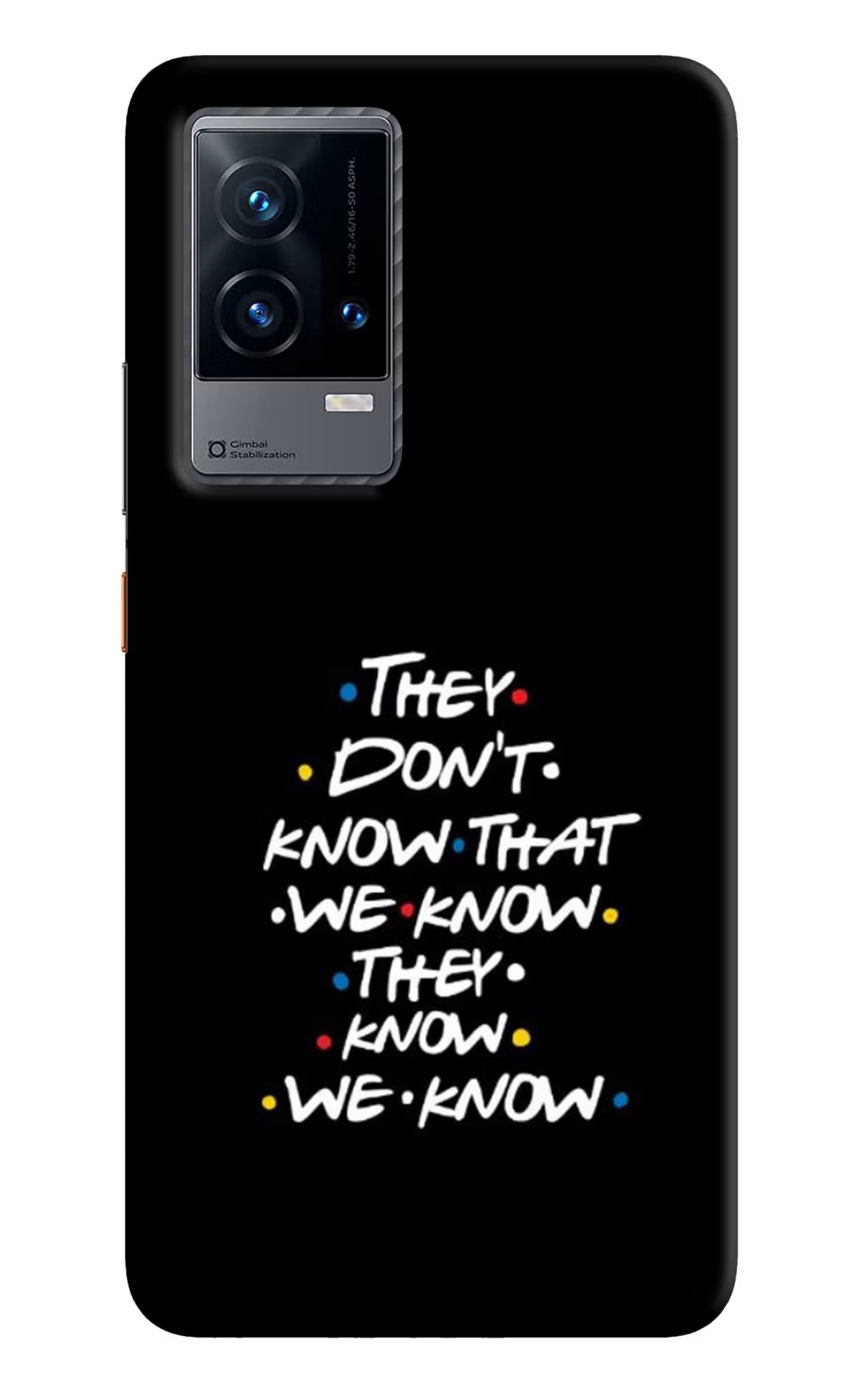 FRIENDS Dialogue iQOO 9 5G Hard Case Back Cover by Casekaro