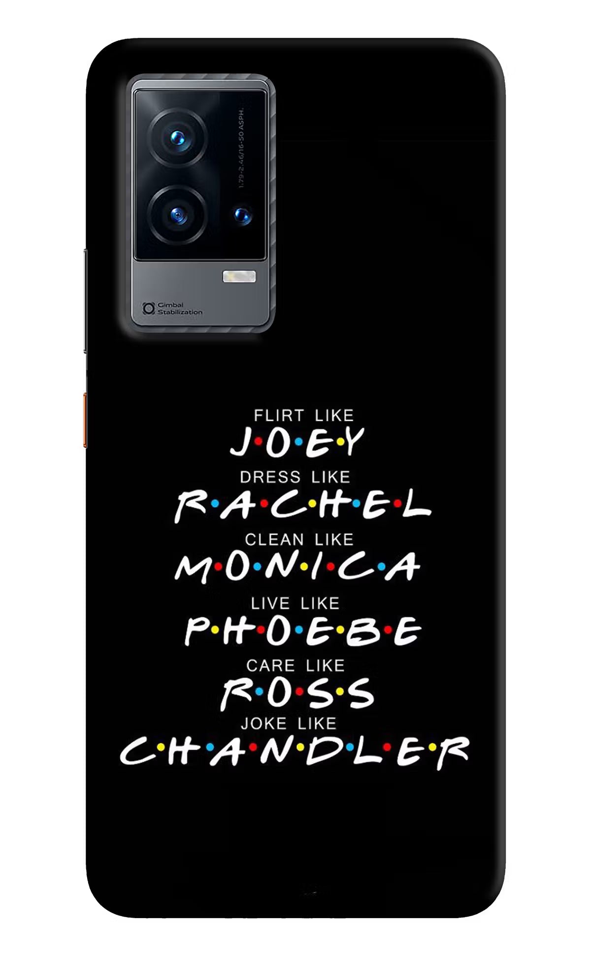 FRIENDS Character iQOO 9 5G Hard Case Back Cover by Casekaro