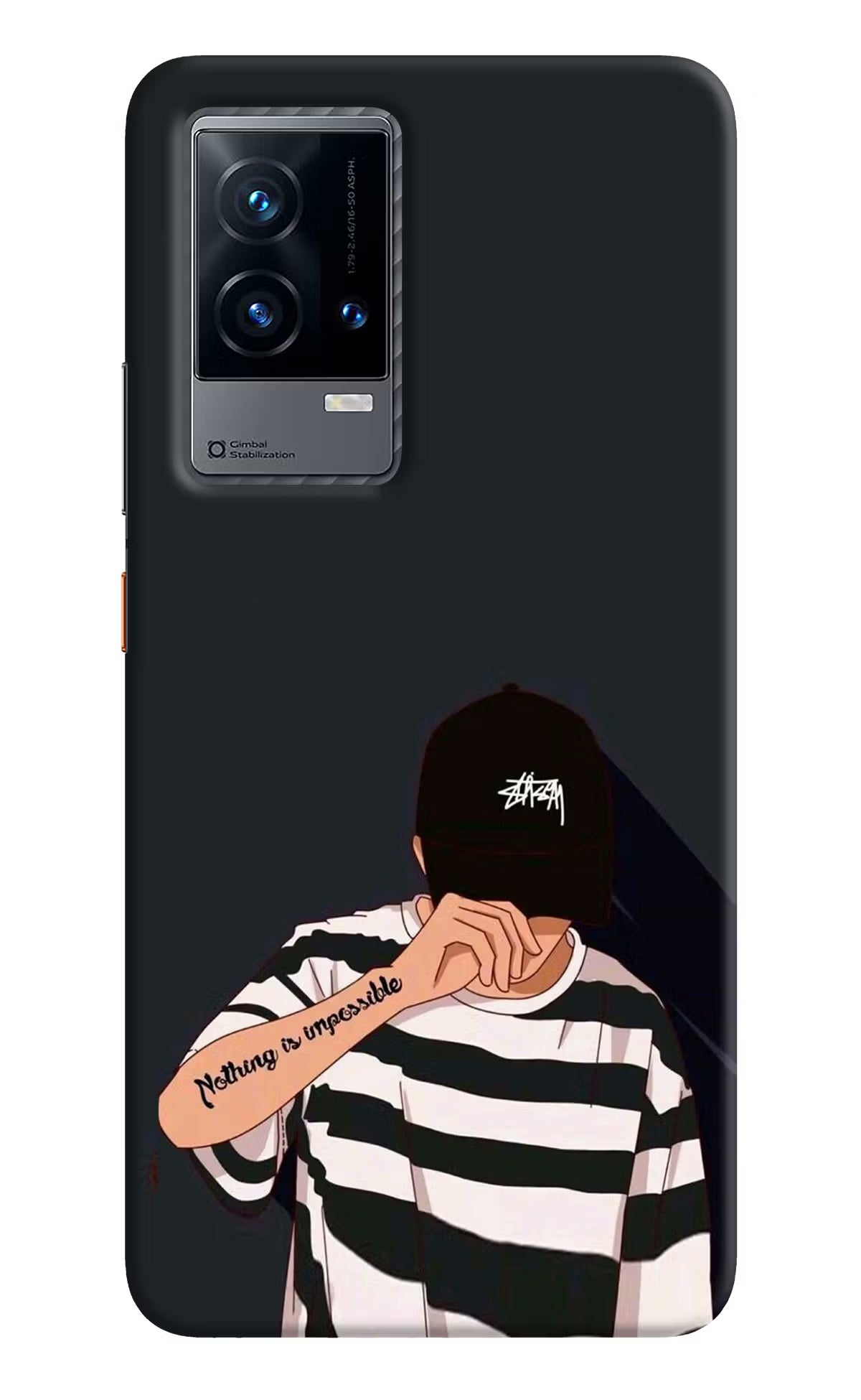 Aesthetic Boy iQOO 9 5G Hard Case Back Cover by Casekaro