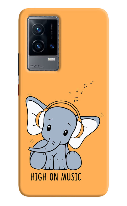 High On Music iQOO 9 5G Hard Case Back Cover by Casekaro