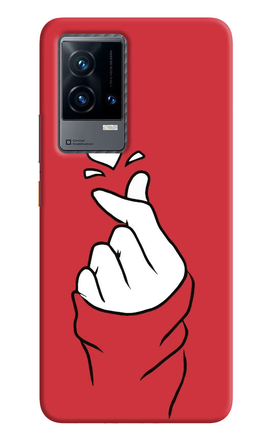 Korean Love Sign iQOO 9 5G Hard Case Back Cover by Casekaro