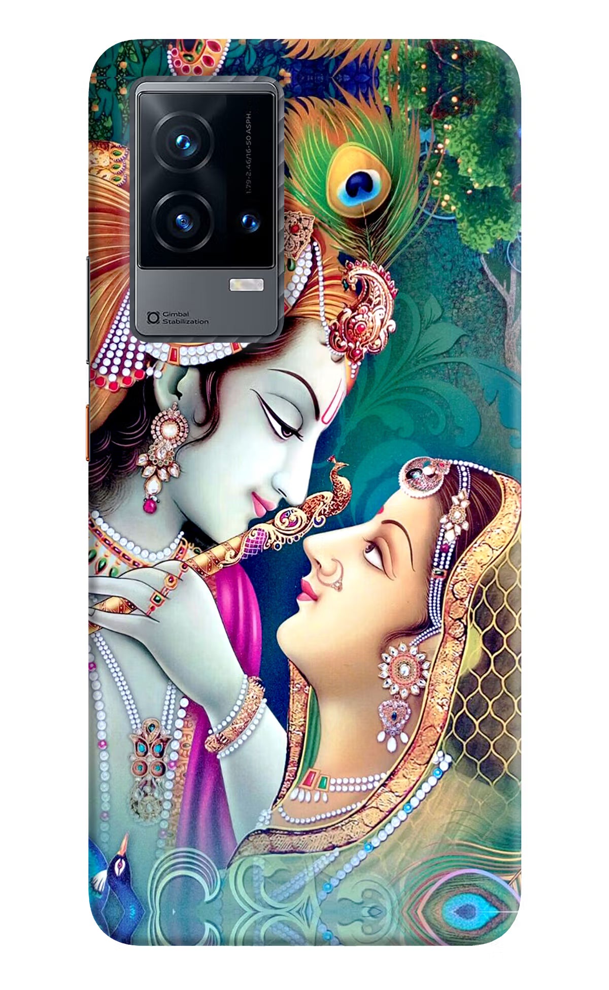 Lord Radha Krishna iQOO 9 5G Hard Case Back Cover by Casekaro