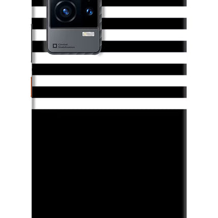 Black and White Print iQOO 9 5G Hard Case Back Cover by Casekaro