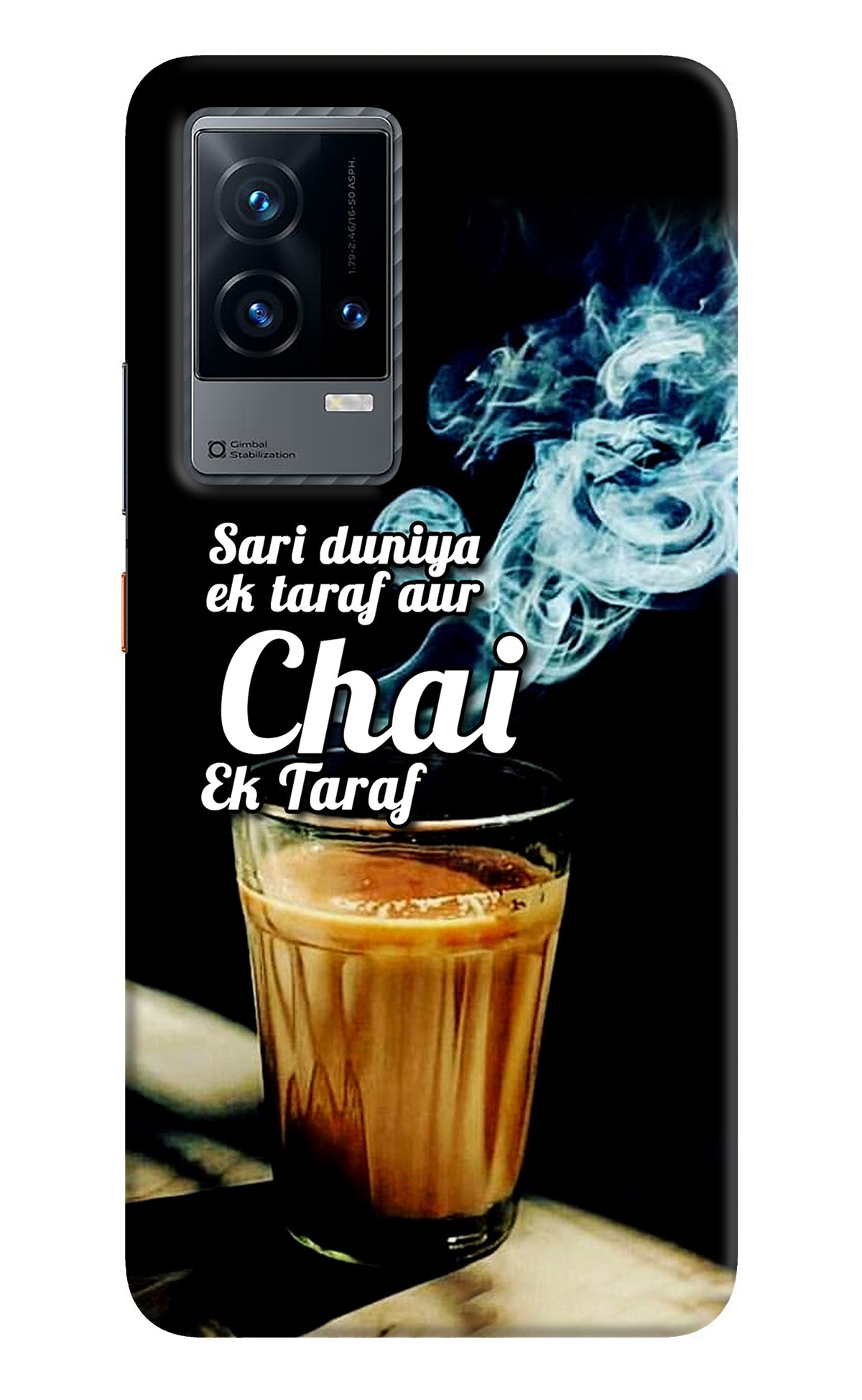 Chai Ek Taraf Quote iQOO 9 5G Back Cover