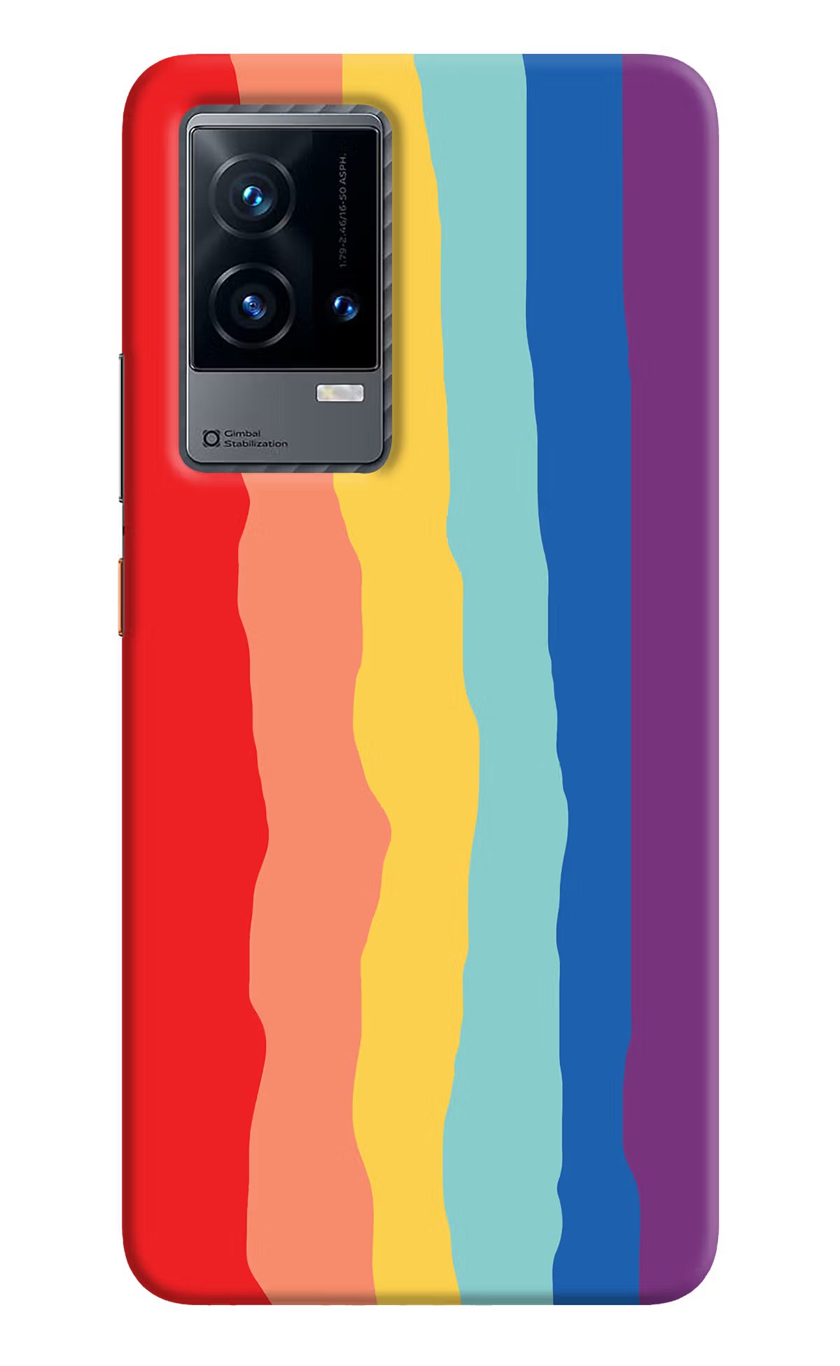 Rainbow iQOO 9 5G Hard Case Back Cover by Casekaro