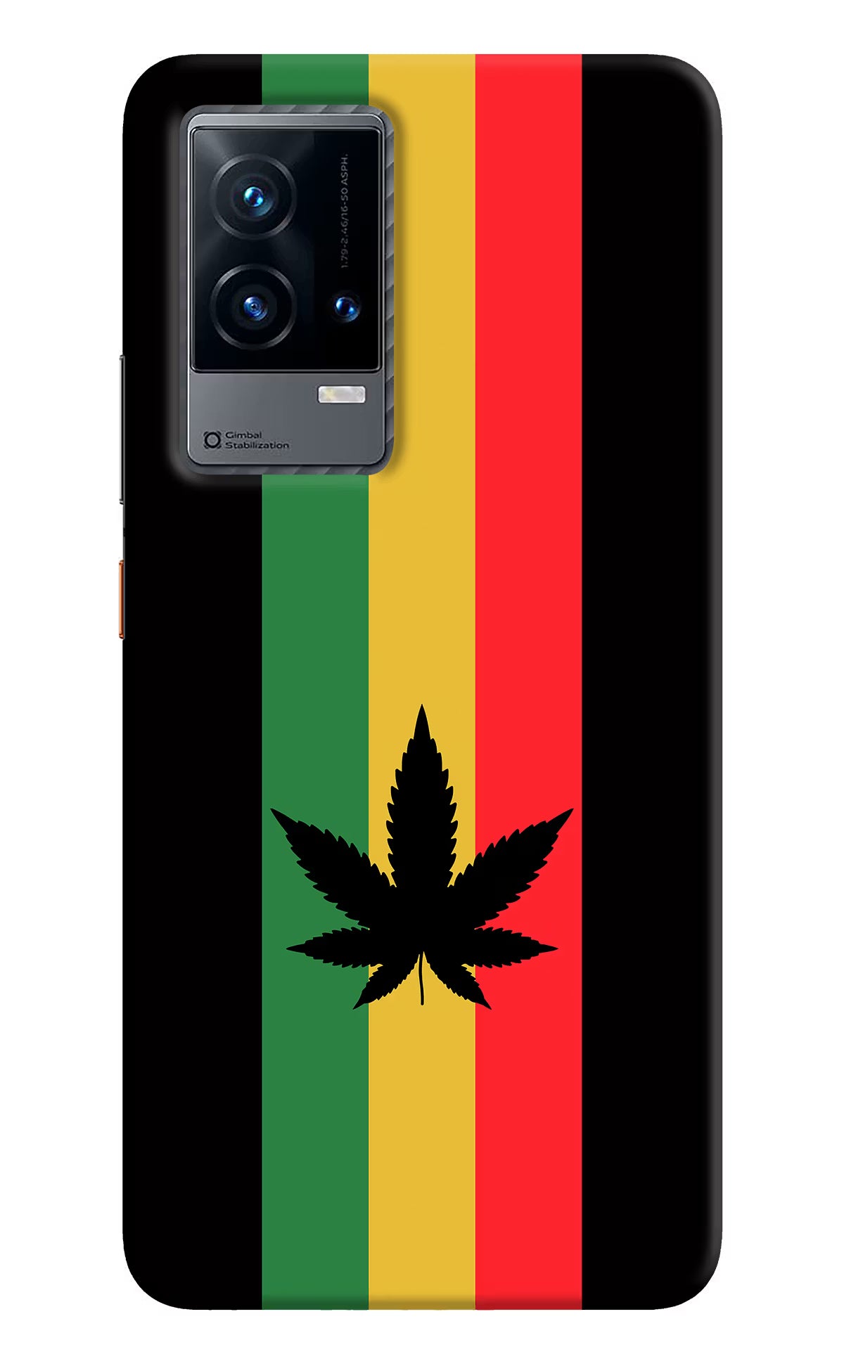 Weed Flag iQOO 9 5G Hard Case Back Cover by Casekaro