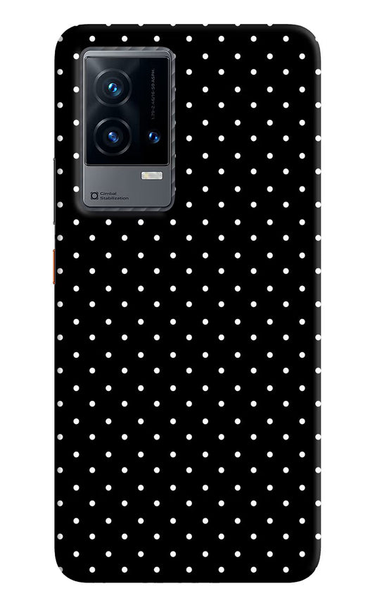 White Dots iQOO 9 5G Hard Case Back Cover by Casekaro