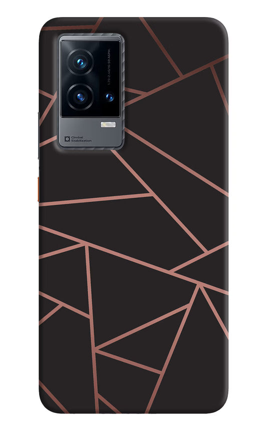 Geometric Pattern iQOO 9 5G Hard Case Back Cover by Casekaro