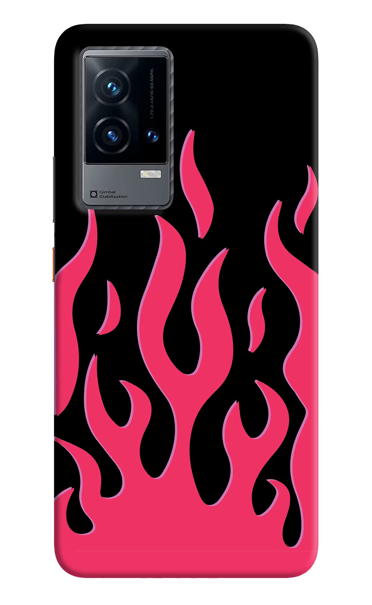 Fire Flames iQOO 9 5G Hard Case Back Cover by Casekaro
