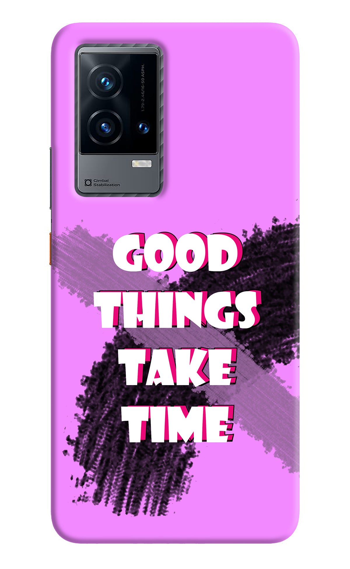 Good Things Take Time iQOO 9 5G Back Cover