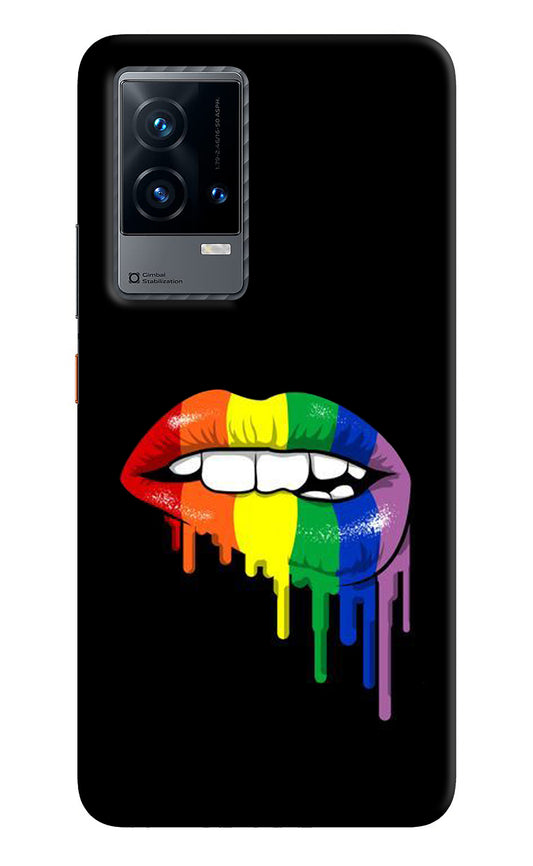 Lips Biting iQOO 9 5G Back Cover