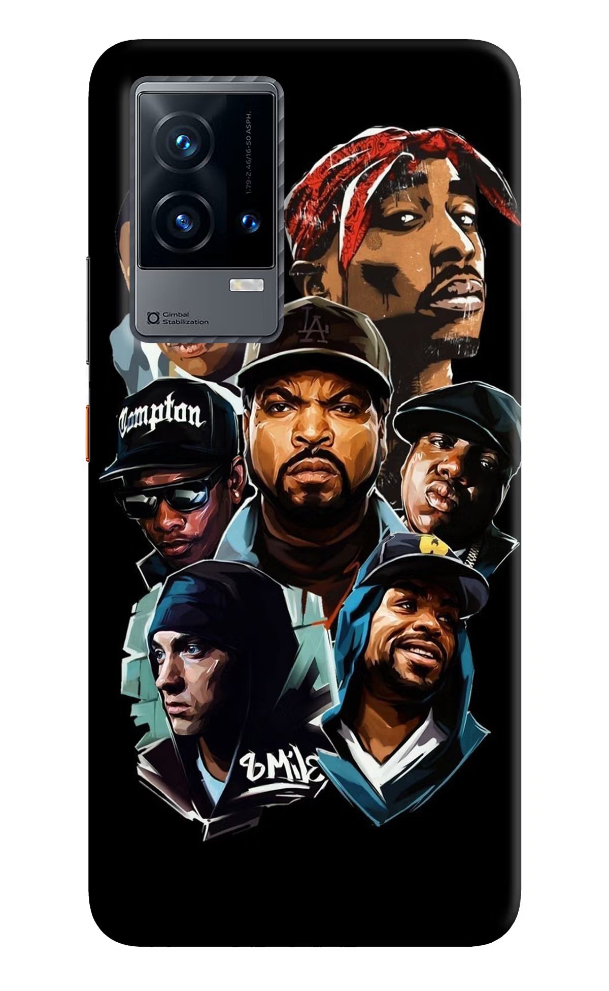 Rappers iQOO 9 5G Hard Case Back Cover by Casekaro