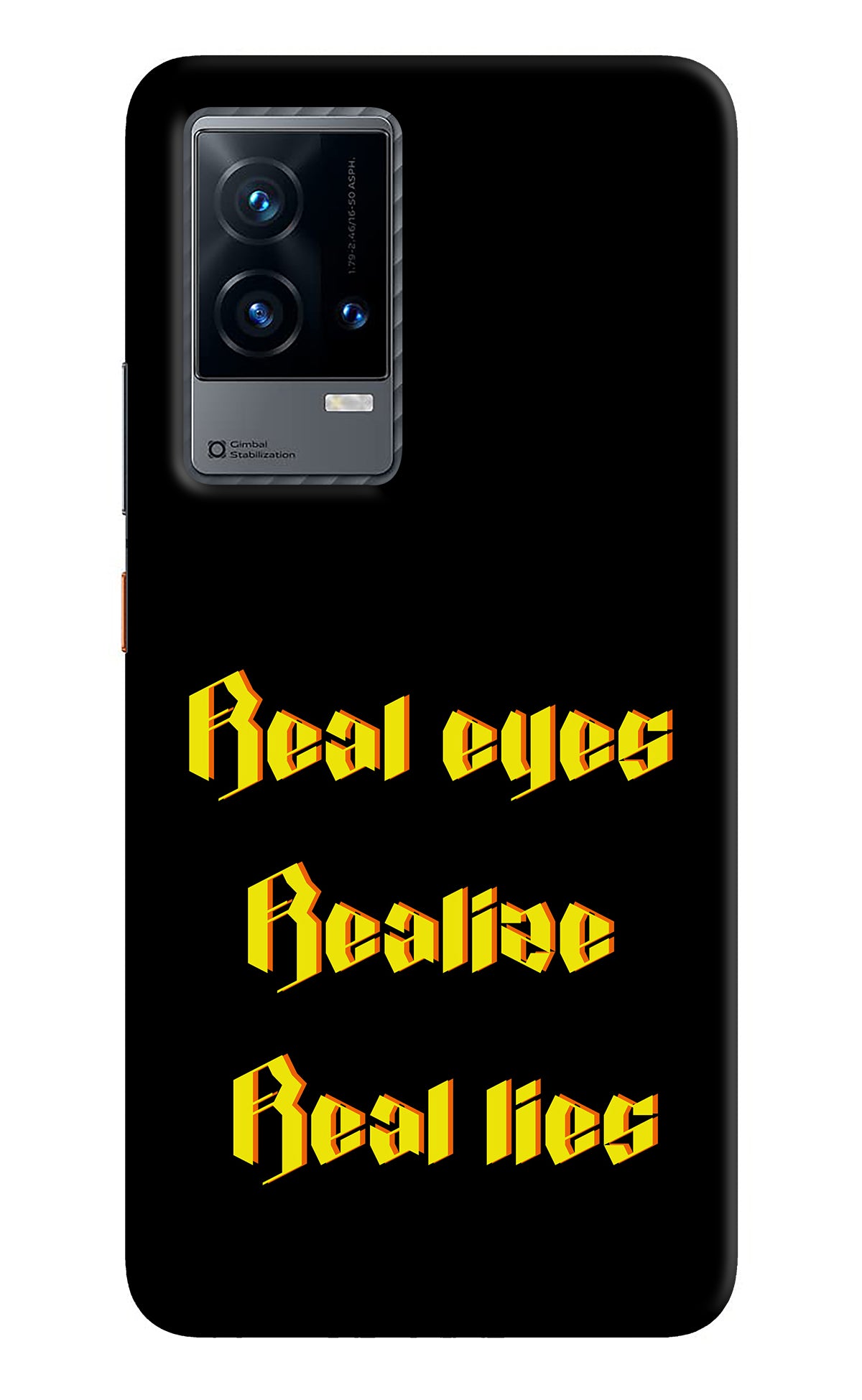 Real Eyes Realize Real Lies iQOO 9 5G Back Cover