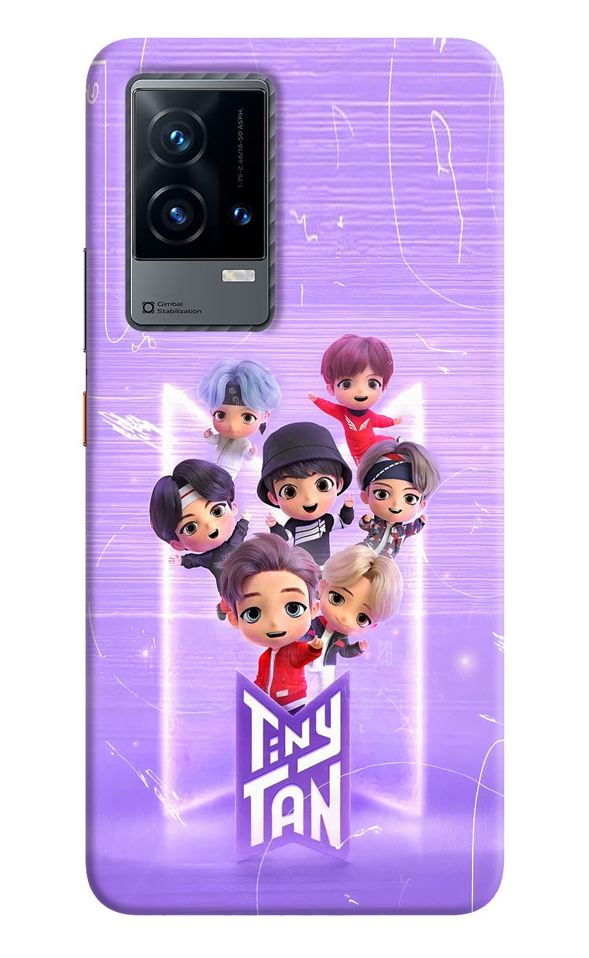 BTS Tiny Tan iQOO 9 5G Back Cover