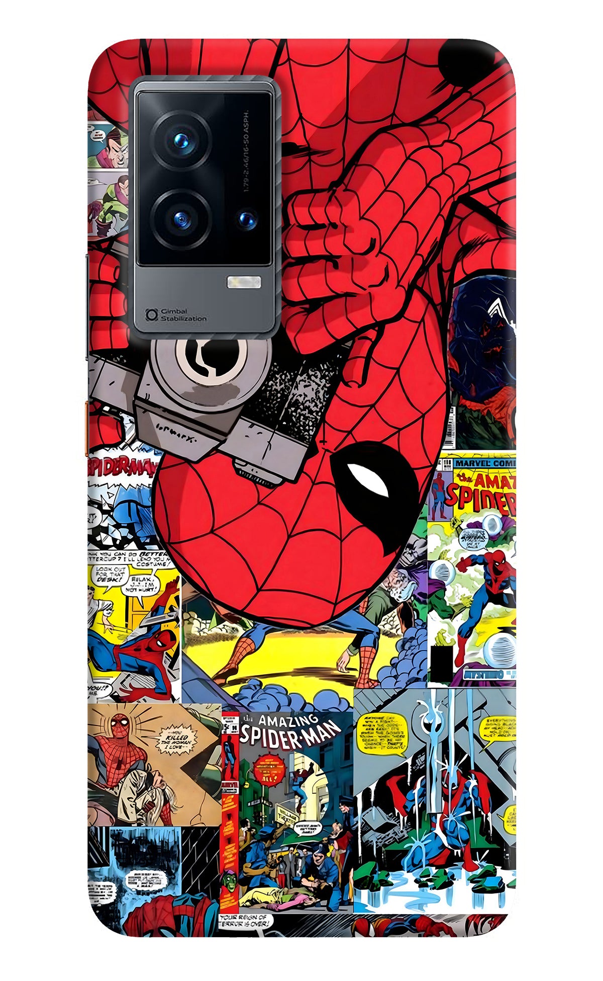 Spider Man iQOO 9 5G Back Cover