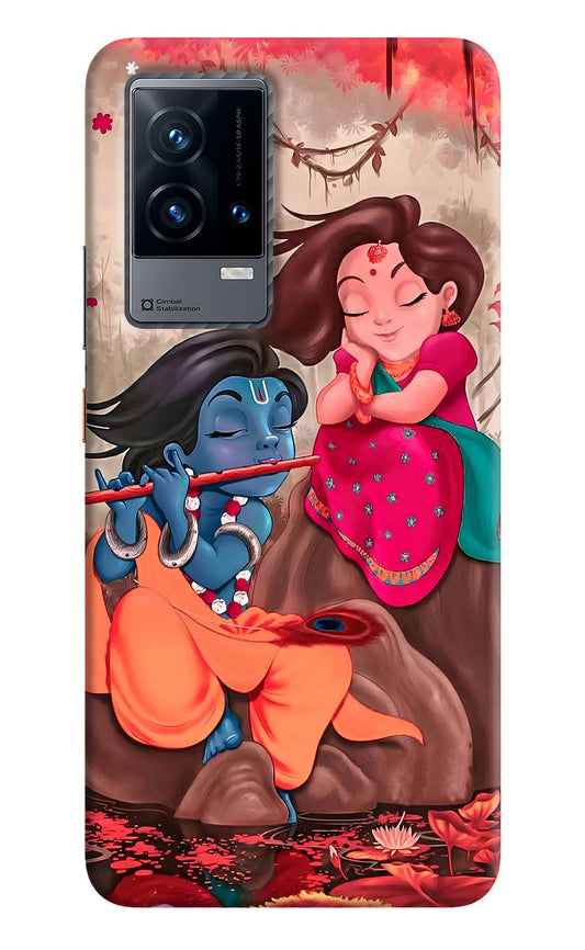 Radhe Krishna iQOO 9 5G Back Cover