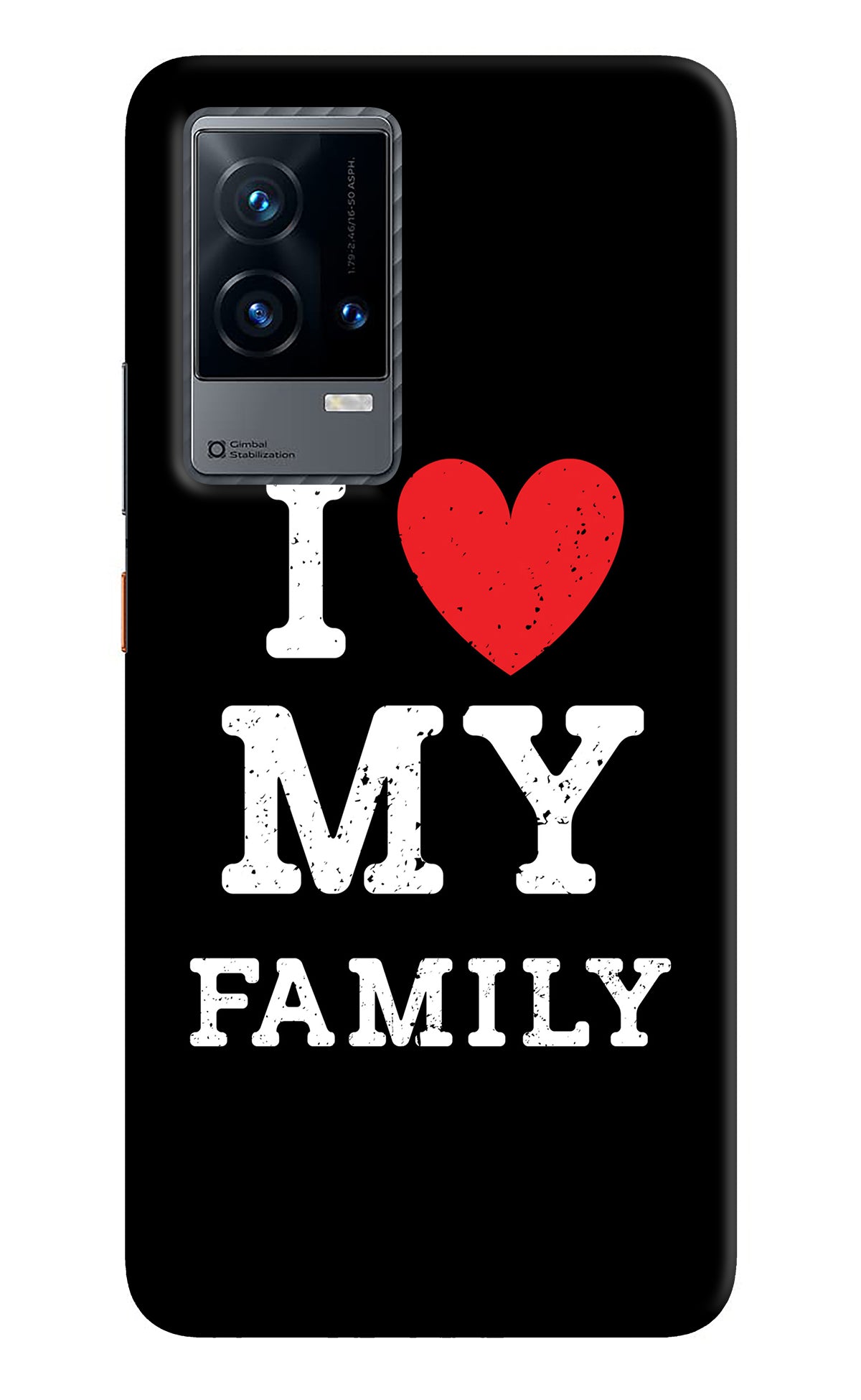 I Love My Family iQOO 9 5G Back Cover