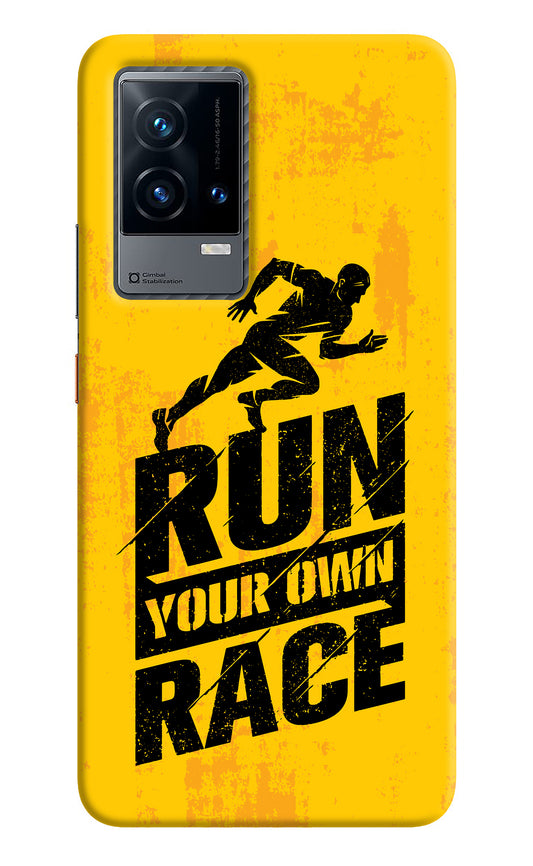 Run Your Own Race iQOO 9 5G Back Cover