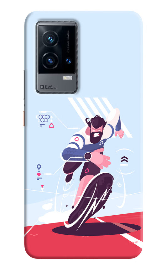 Run Pro iQOO 9 5G Hard Case Back Cover by Casekaro