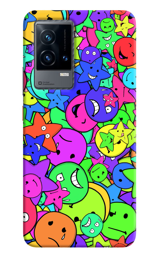 Fun Doodle iQOO 9 5G Back Cover