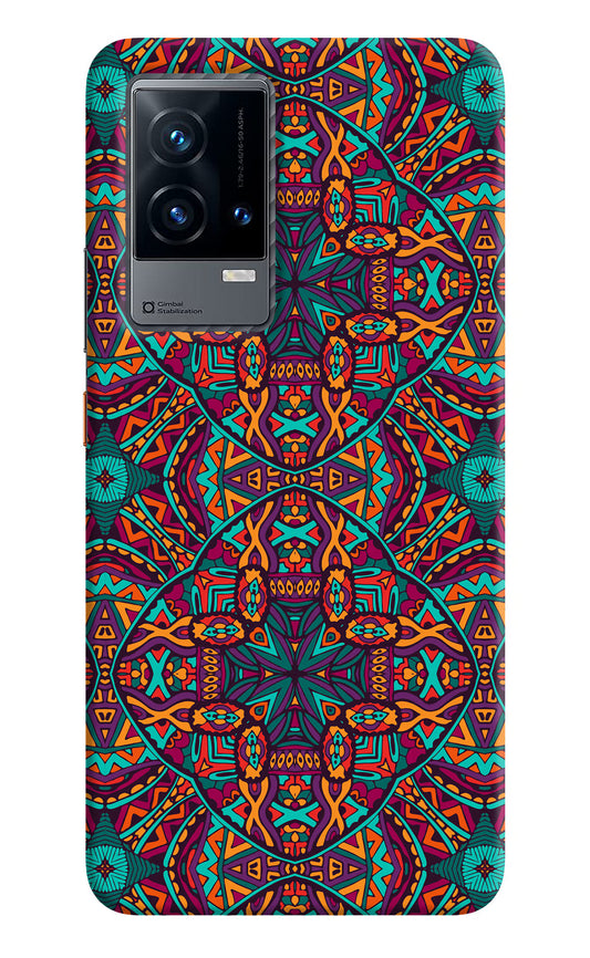 Colour Mandala iQOO 9 5G Hard Case Back Cover by Casekaro