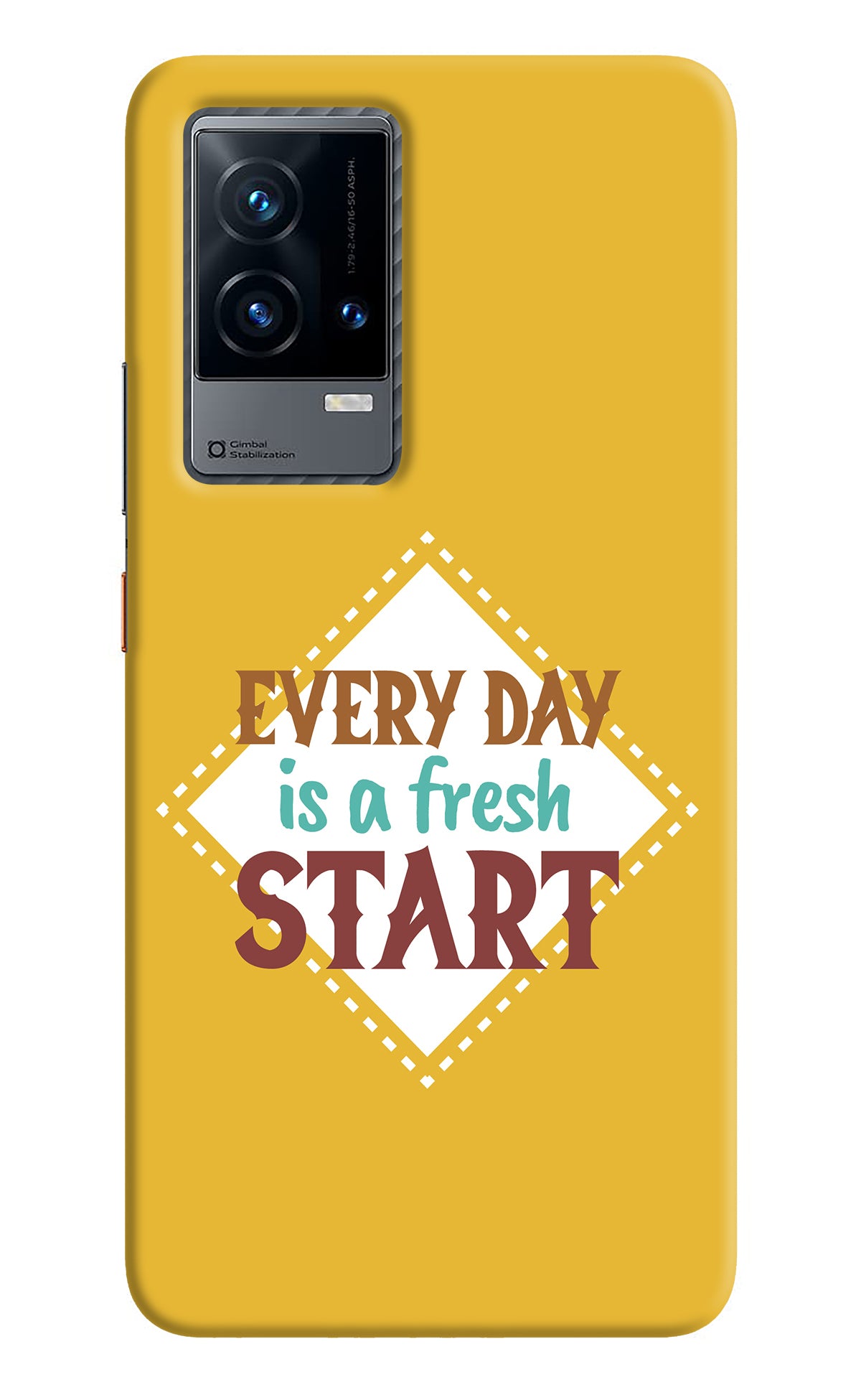 Every day is a Fresh Start iQOO 9 5G Back Cover