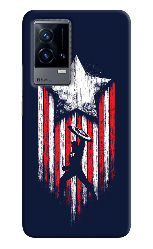Captain America Marvel Art iQOO 9 5G Hard Case Back Cover by Casekaro