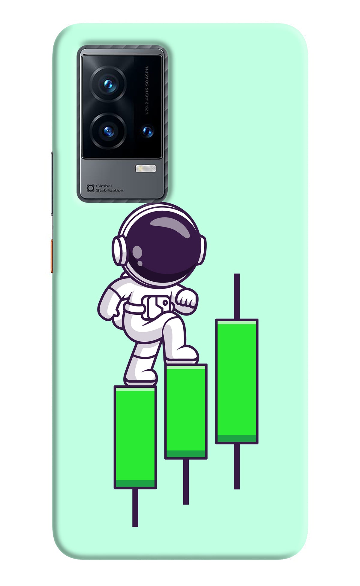 Astronaut Trader iQOO 9 5G Back Cover