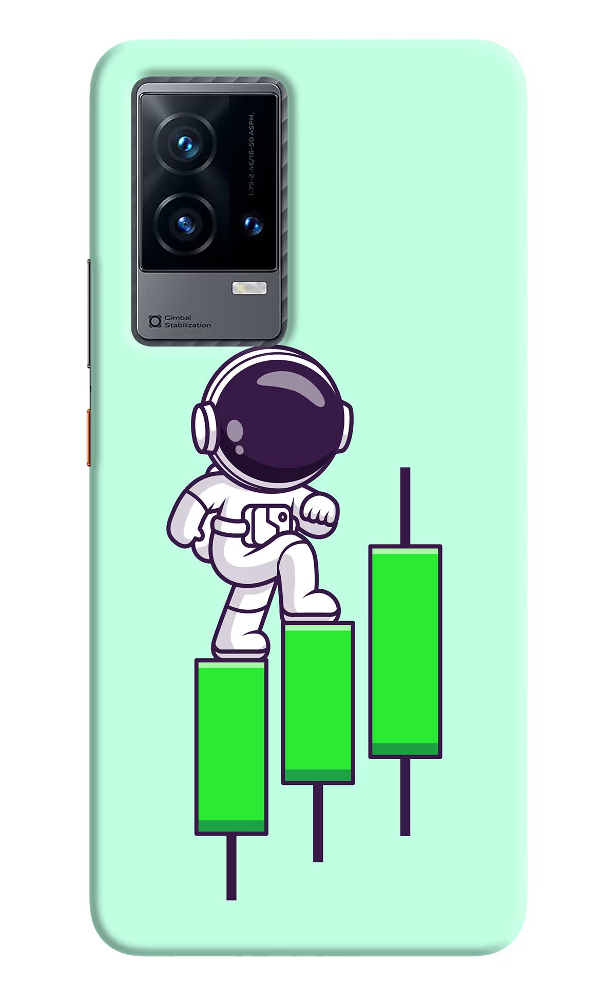 Astronaut Trader iQOO 9 5G Hard Case Back Cover by Casekaro