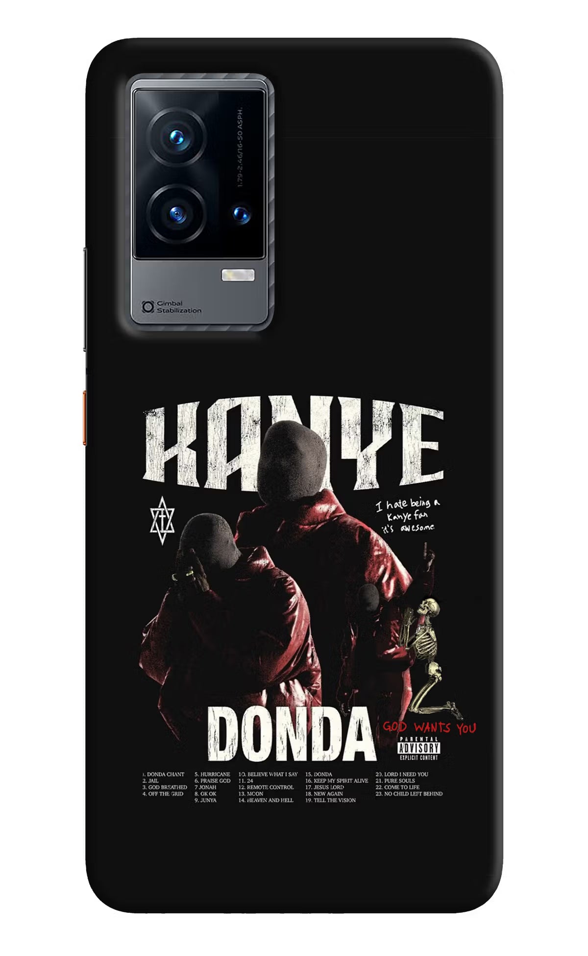Donda Kanye West iQOO 9 5G Hard Case Back Cover by Casekaro