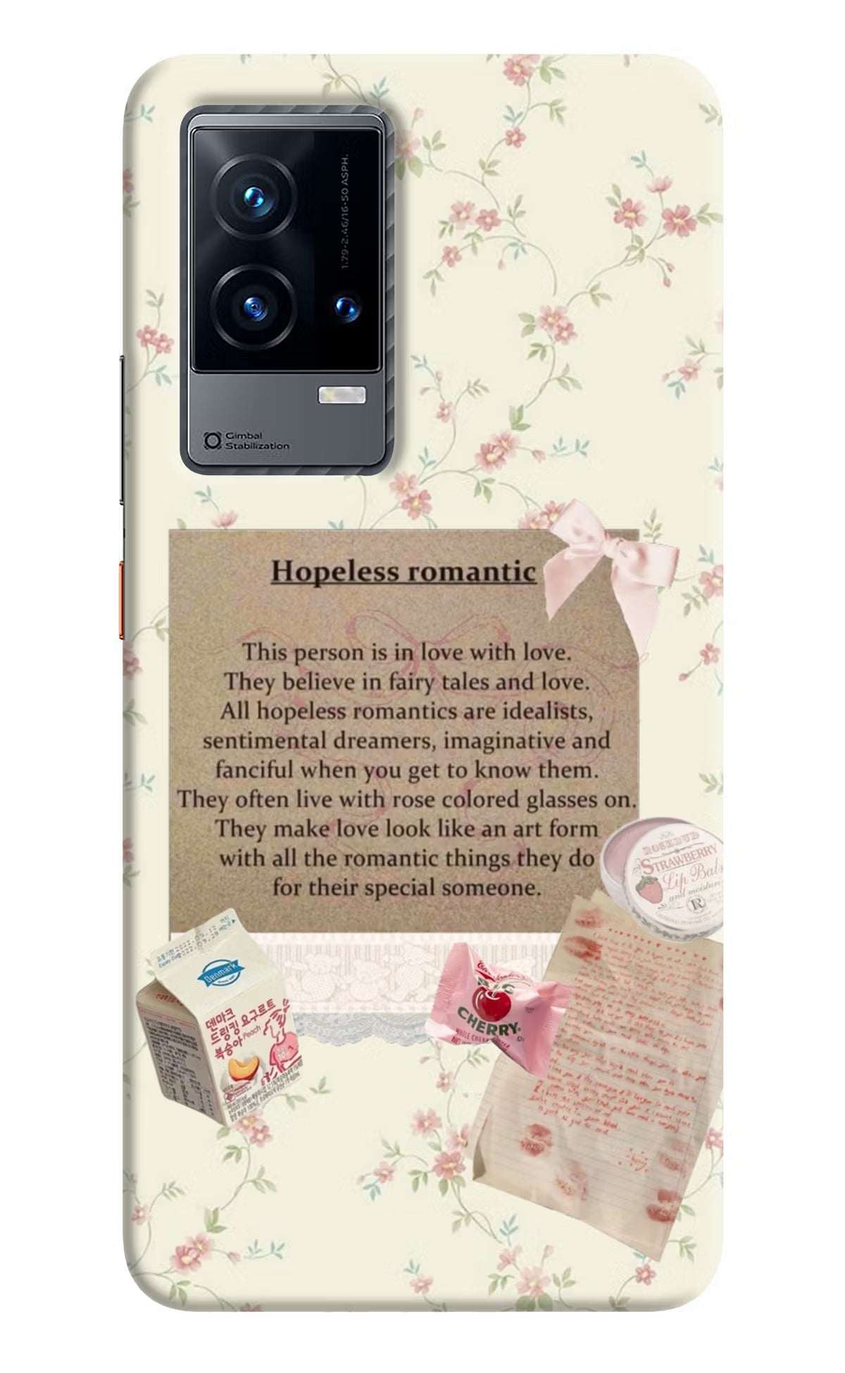 Hopeless Romantic iQOO 9 5G Hard Case Back Cover by Casekaro