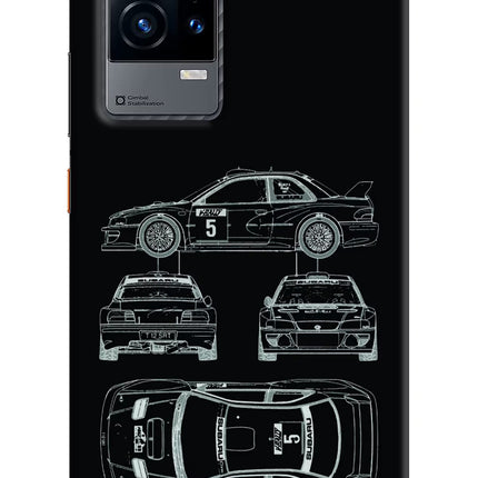 WRC'99 iQOO 9 5G Hard Case Back Cover by Casekaro